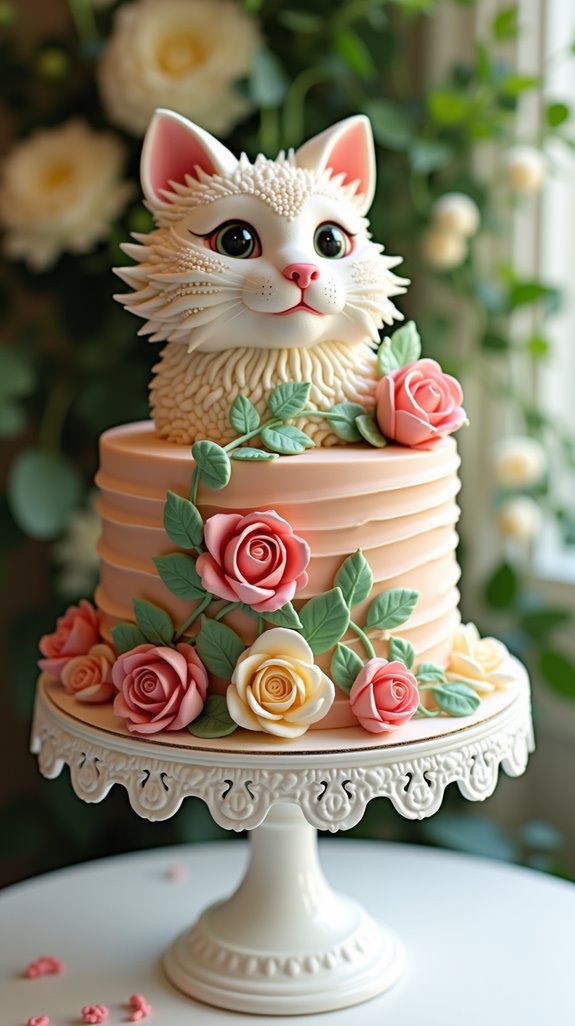 floral elegance in cakes