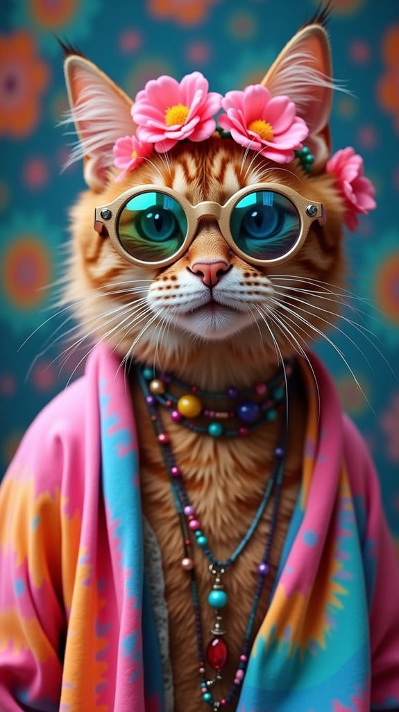 hippie chic vibrant playful fusion