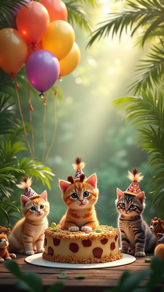 jungle themed birthday celebration