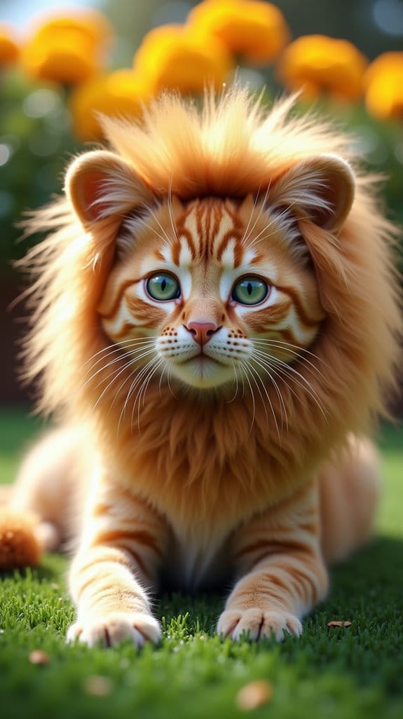 majestic feline lion costume