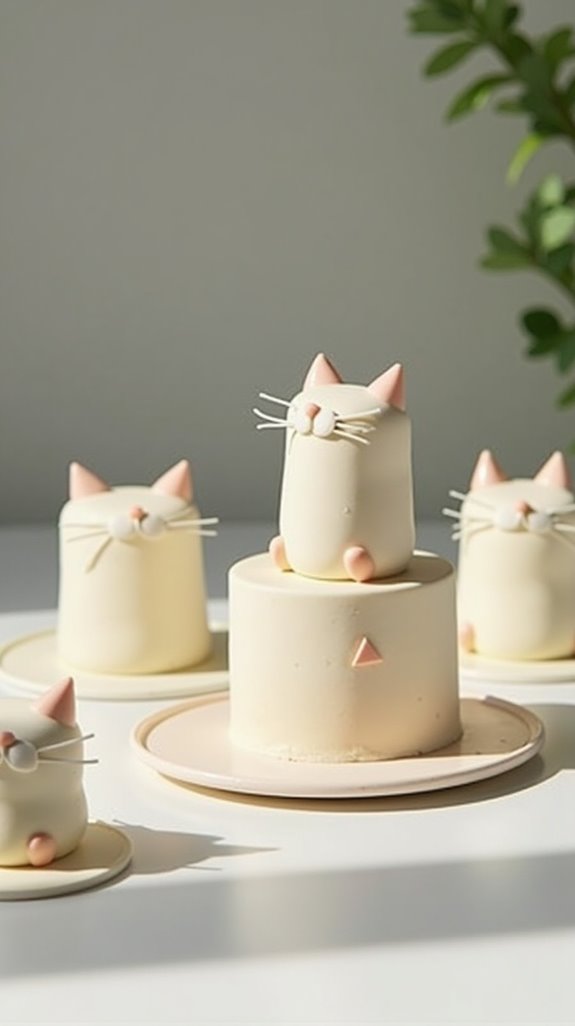 minimalist cat party aesthetics