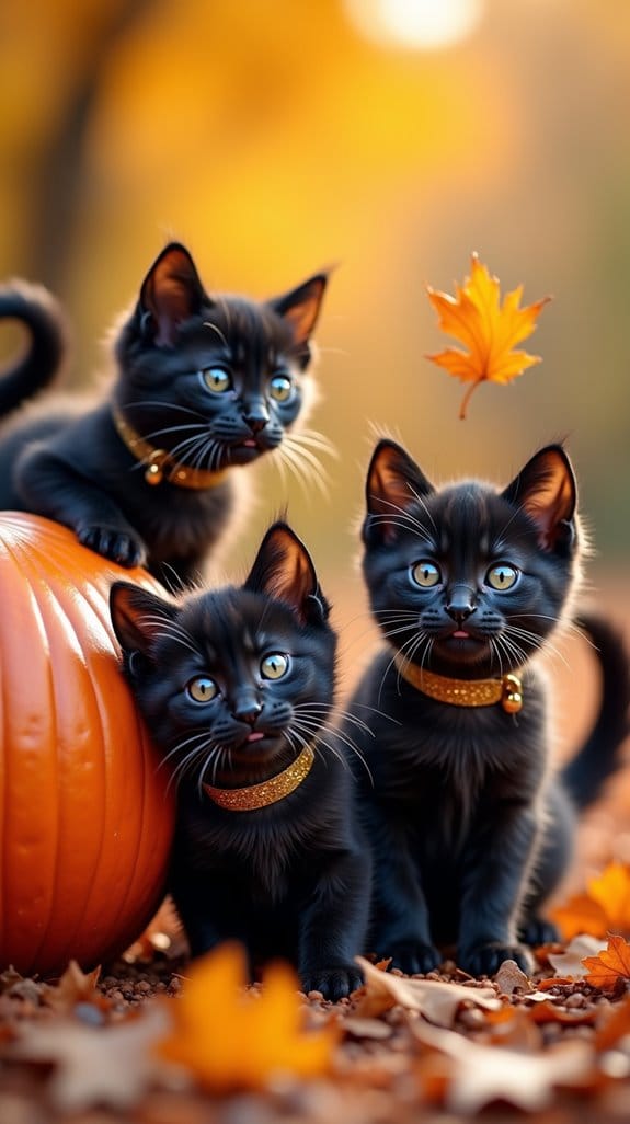 mischievous kittens group costume