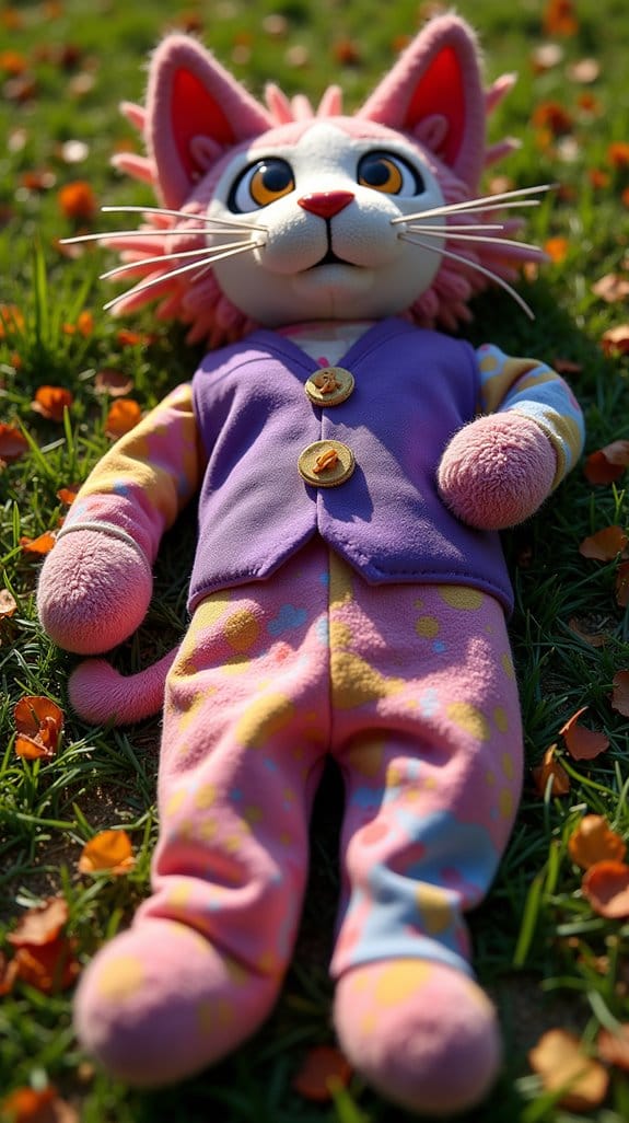 patchwork chester cat costume