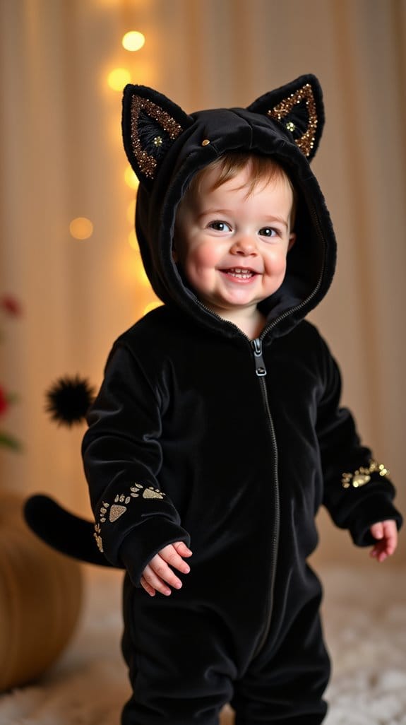 playful kitten onesie comfort