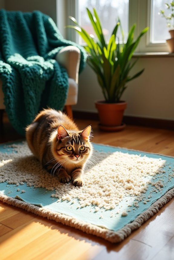 recycled scratching mat solution