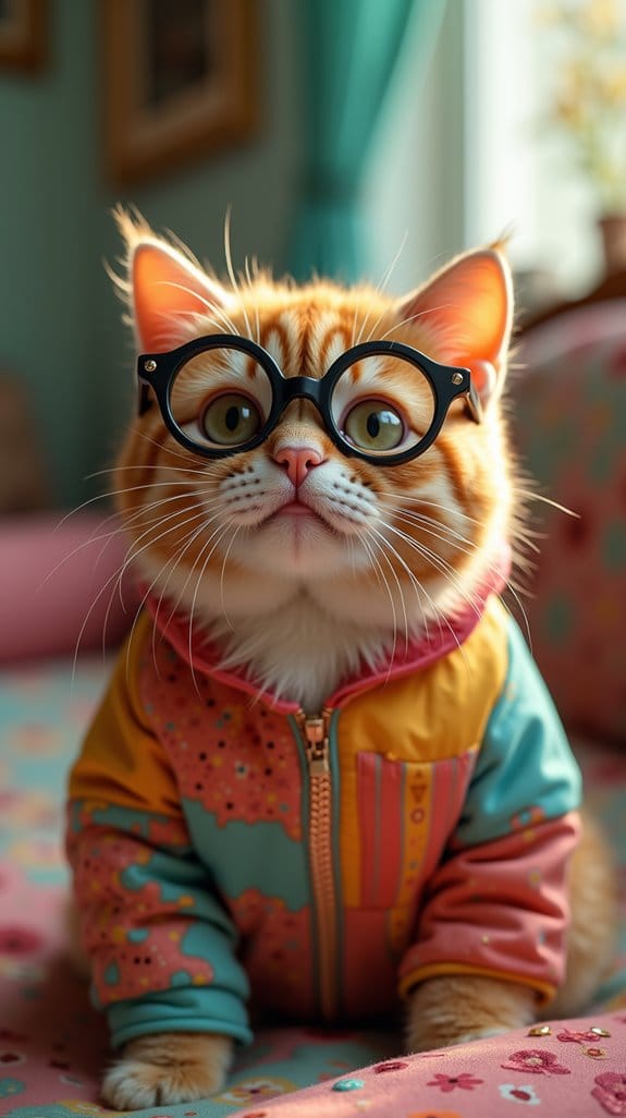 retro cat costume delight