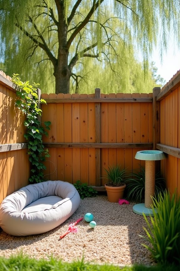 safe outdoor cat enclosure