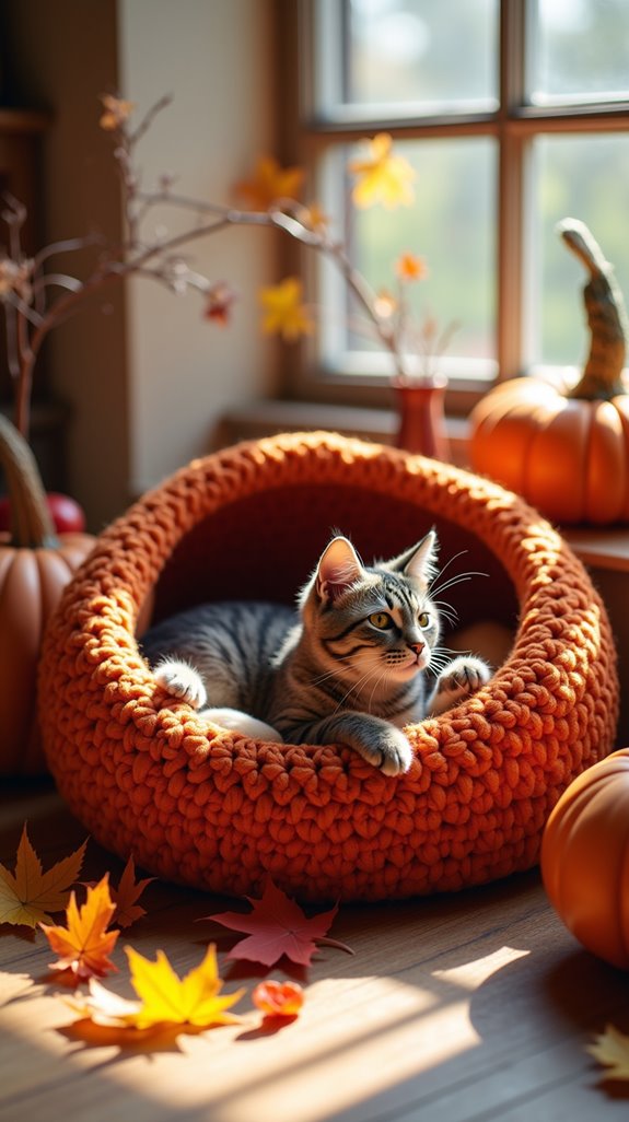 seasonal themed cat beds