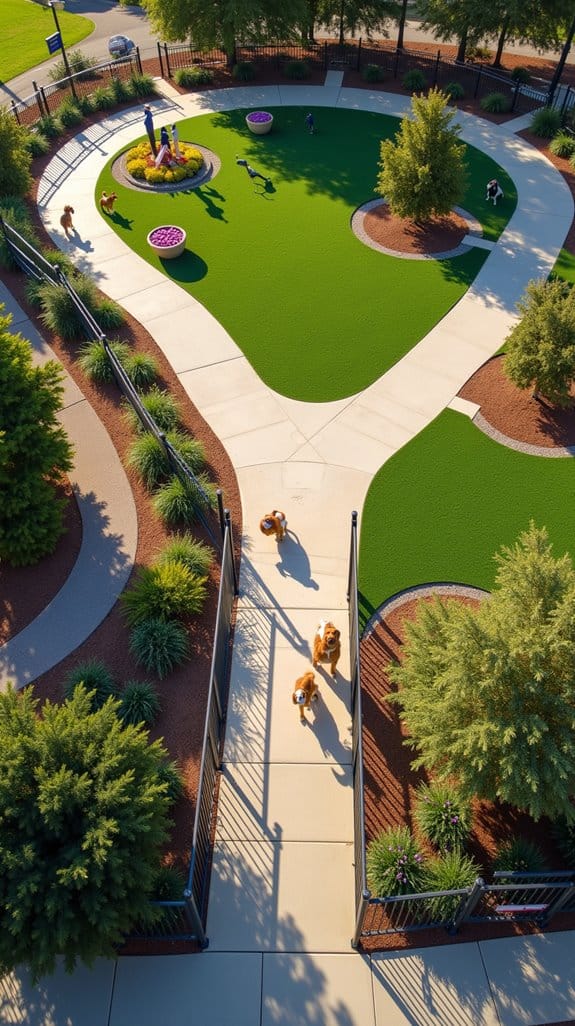 secure dog park access