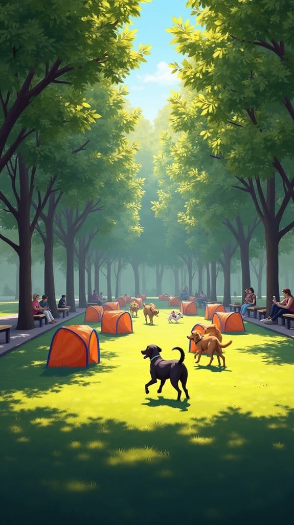 shady rest areas for dogs