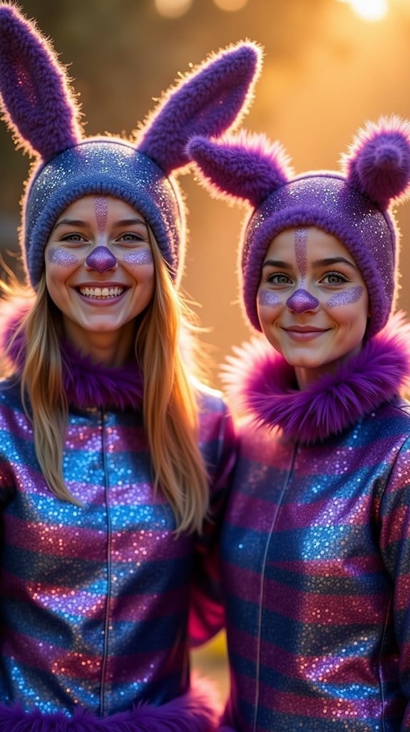 sparkling wonderland cat costume