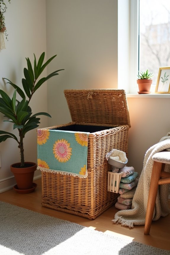 stylish diy litter box