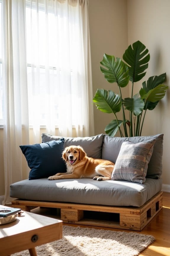 stylish diy pet sofa