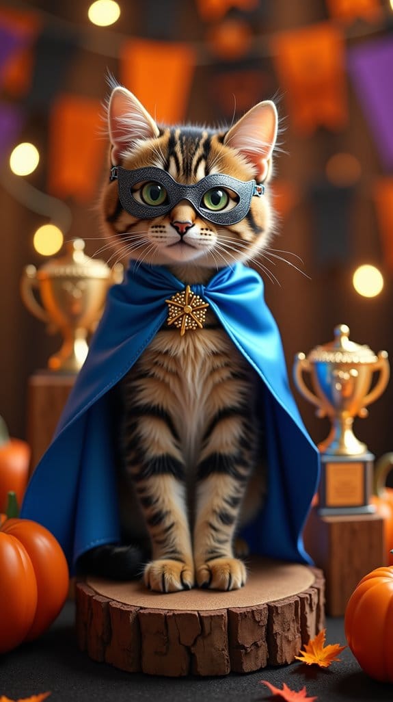 superhero cat costume creativity