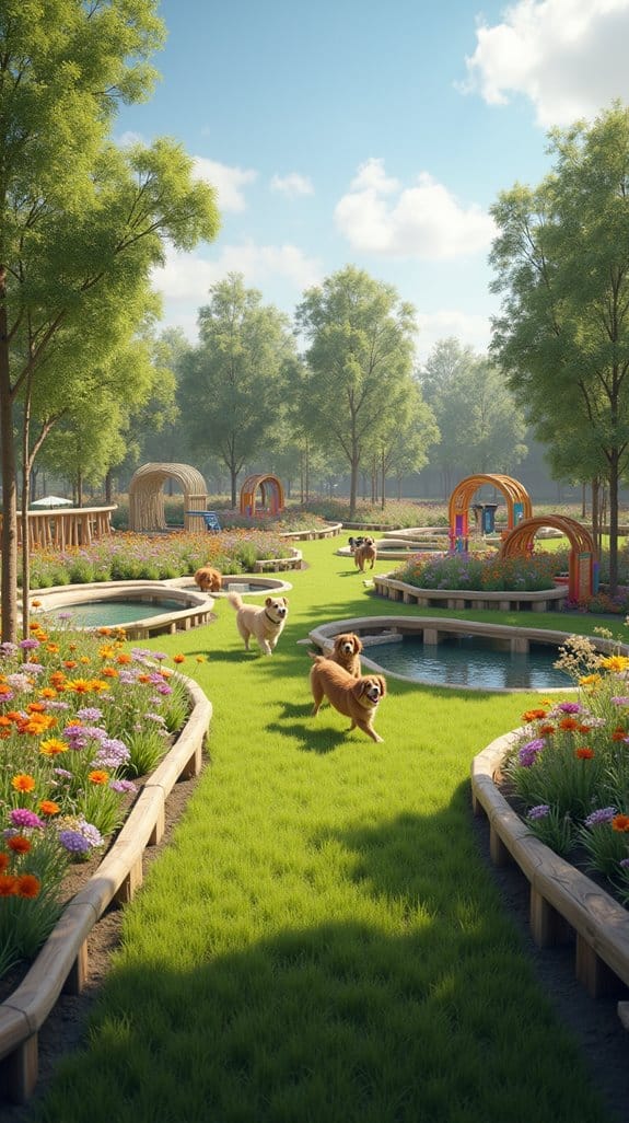 sustainable dog park materials