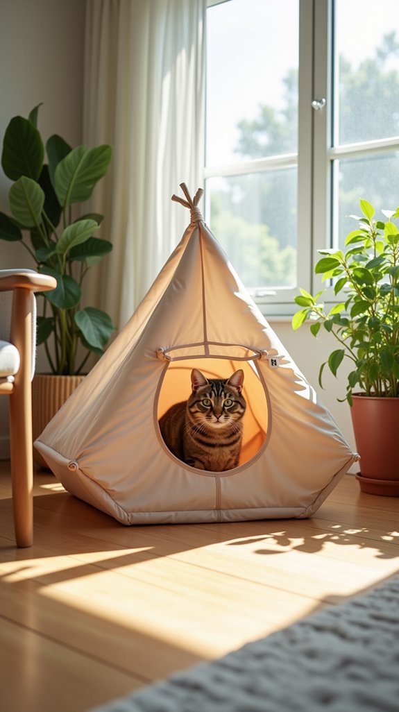 versatile portable cat tent