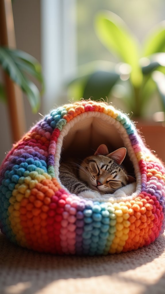 vibrant cozy cat haven