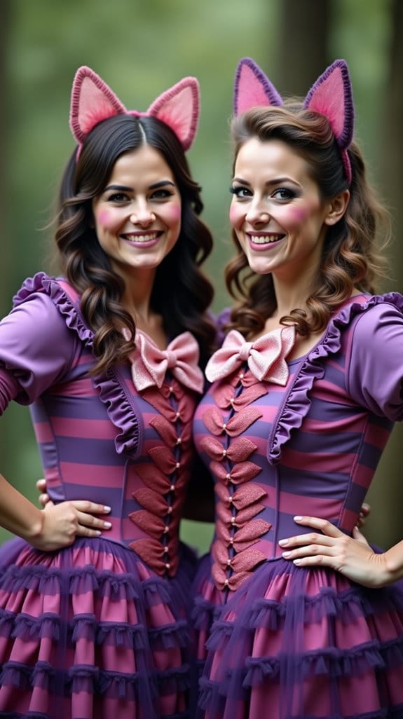 vintage cat costume details