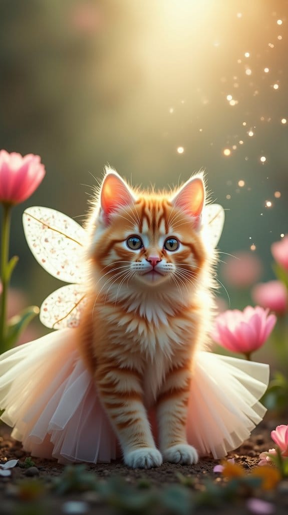 whimsical fairy cat costume