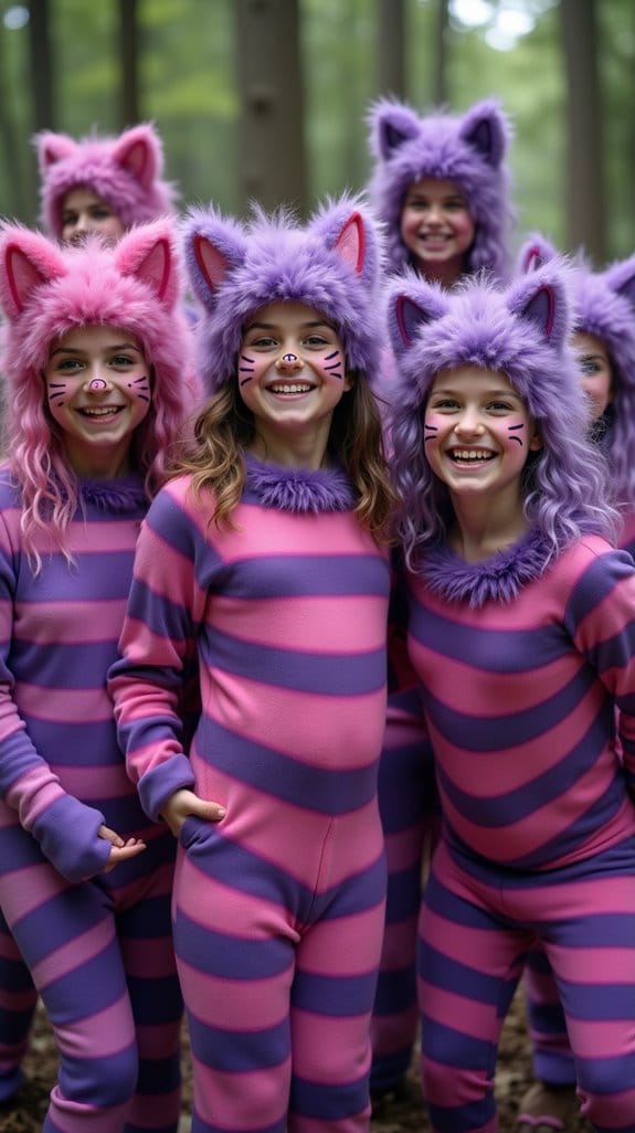 whimsical striped cat costume