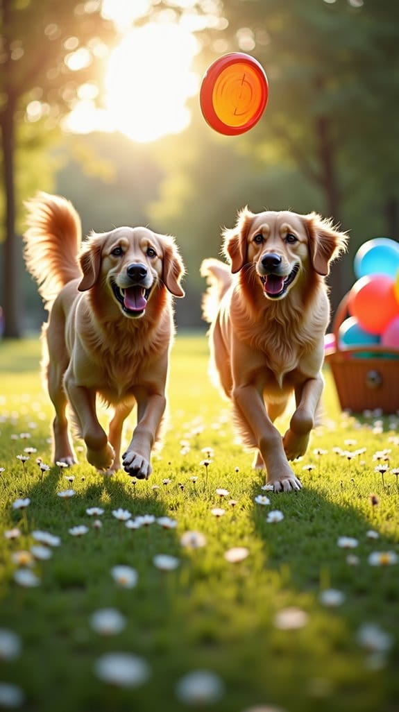 adorable dog playdate photos