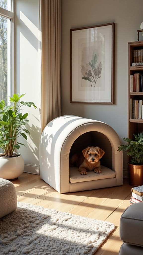 comfortable stylish dog house