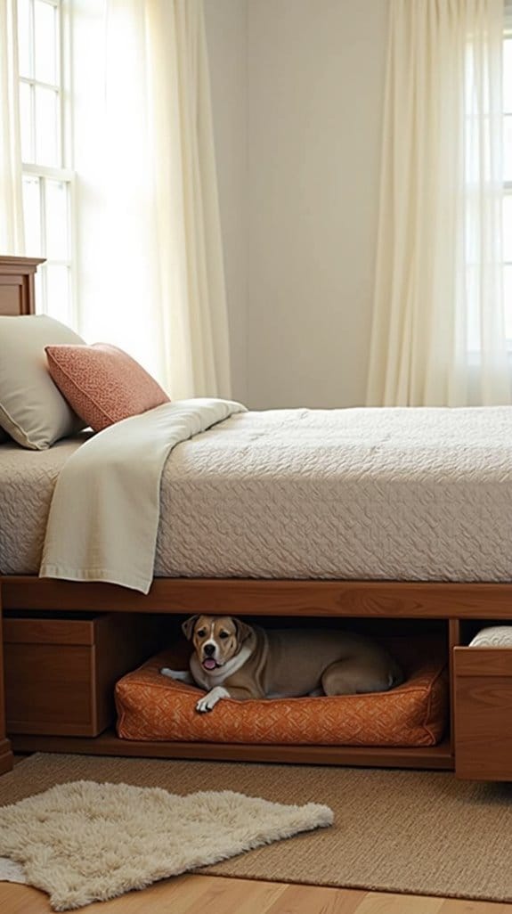 comfortable trundle beds for dogs