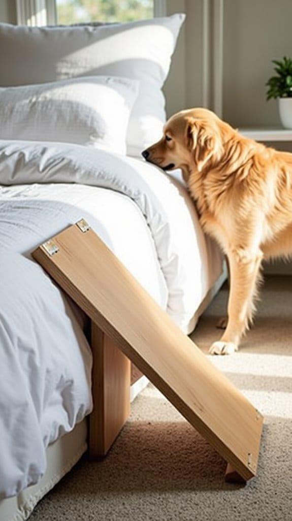 convenient space saving dog ramps