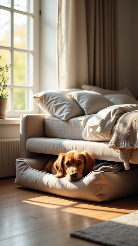 cozy beds with storage