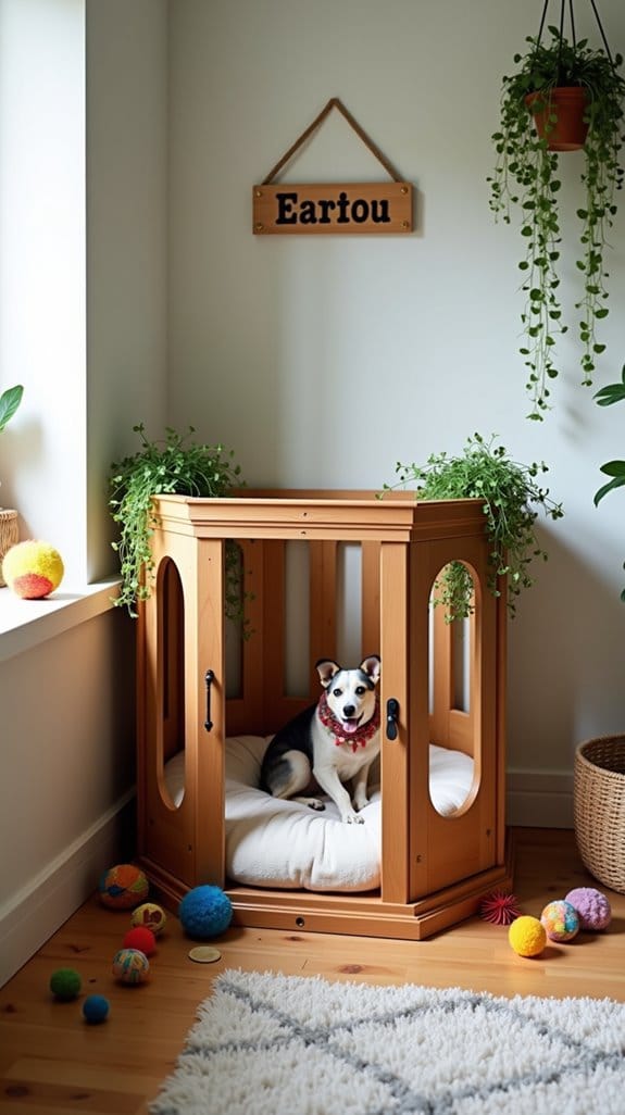 cozy customized indoor dog pens