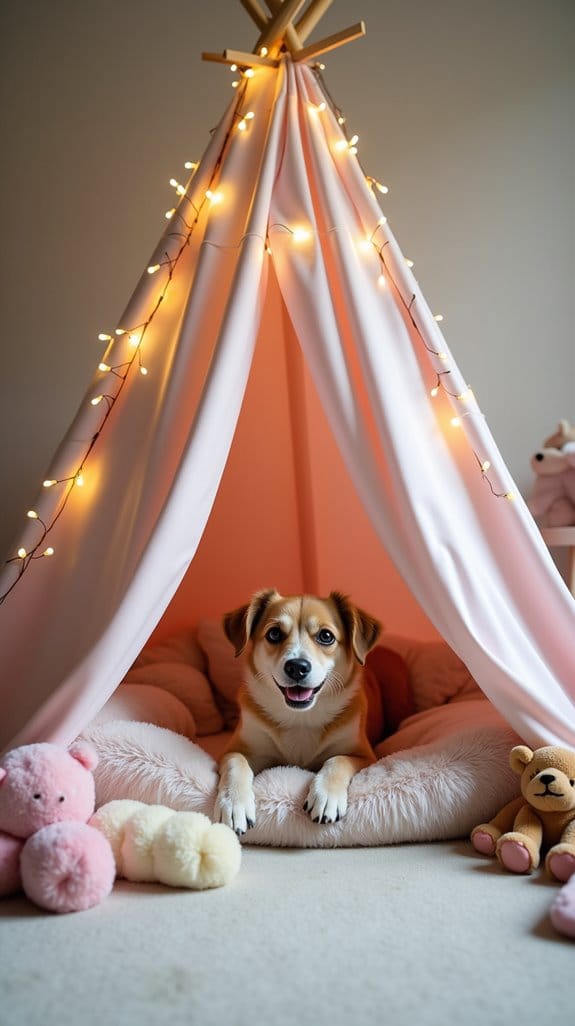 cozy indoor tent hideaway