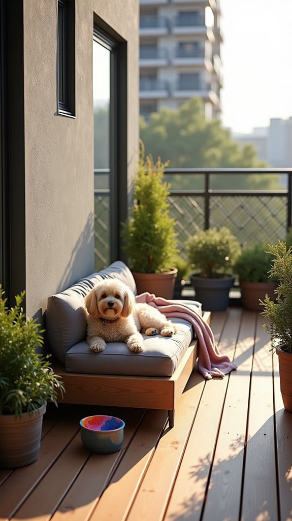 cozy outdoor dog retreats