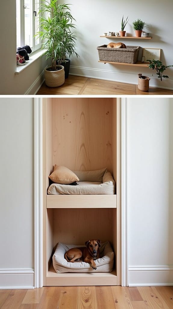 cozy small space dog beds