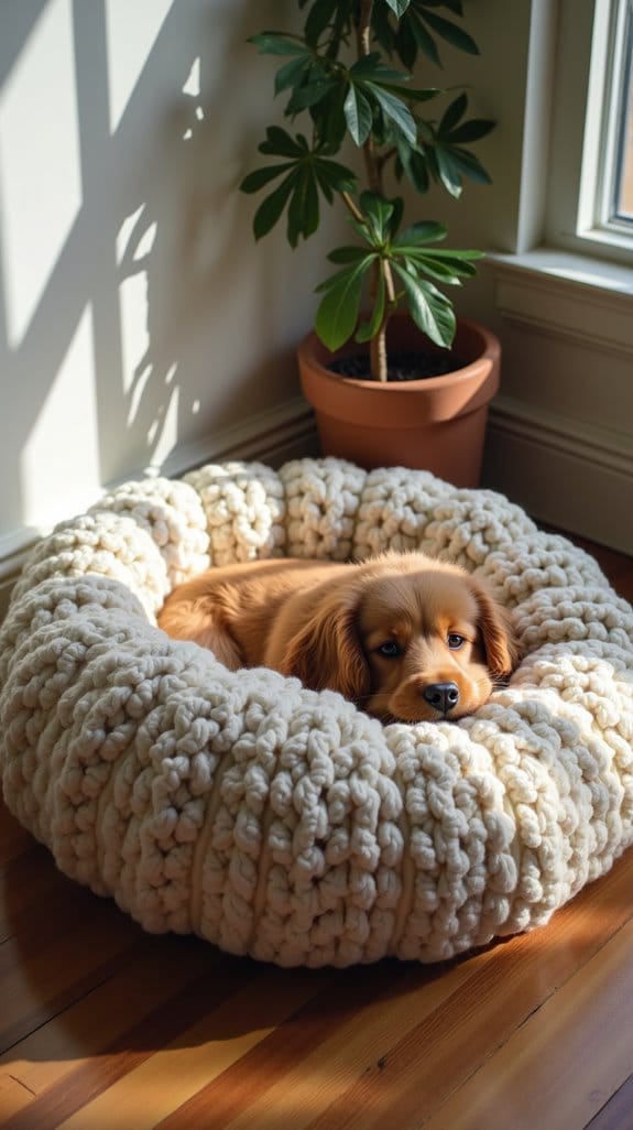 cozy stylish diy dog bed