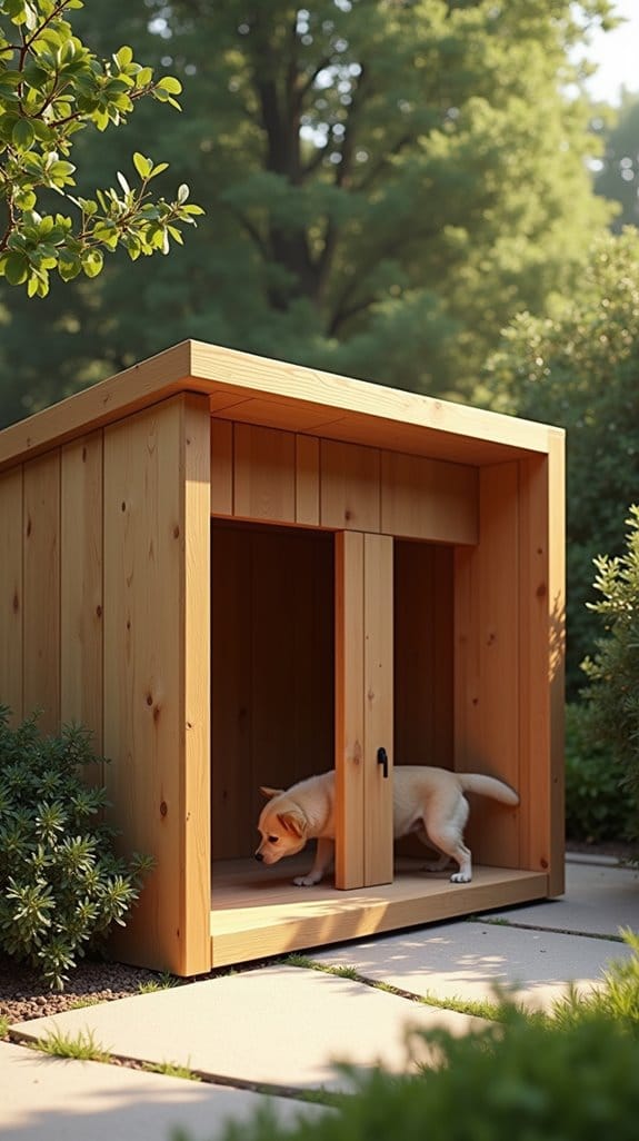 custom wooden dog house options