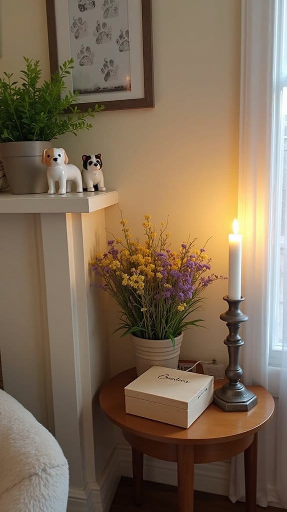 dedicated tribute space setup