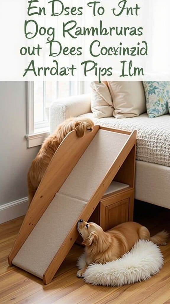 dog ramps with storage