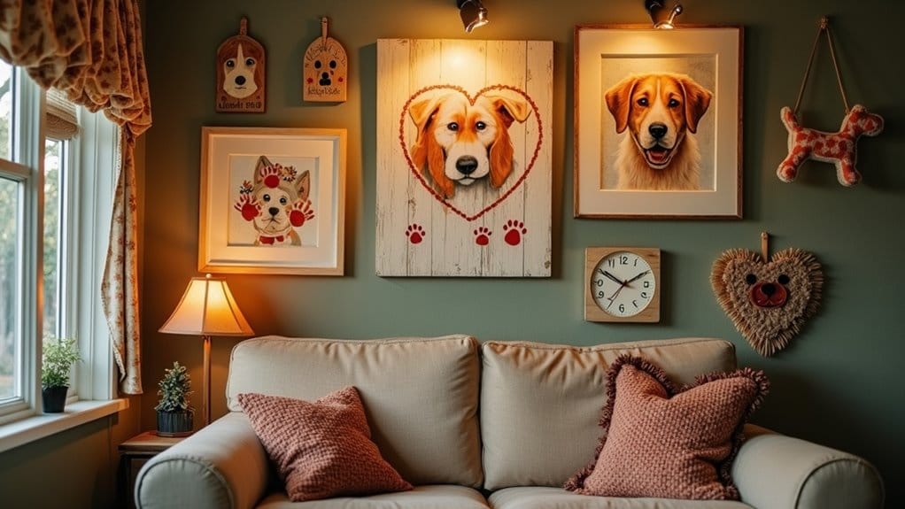 dog themed wall decoration ideas
