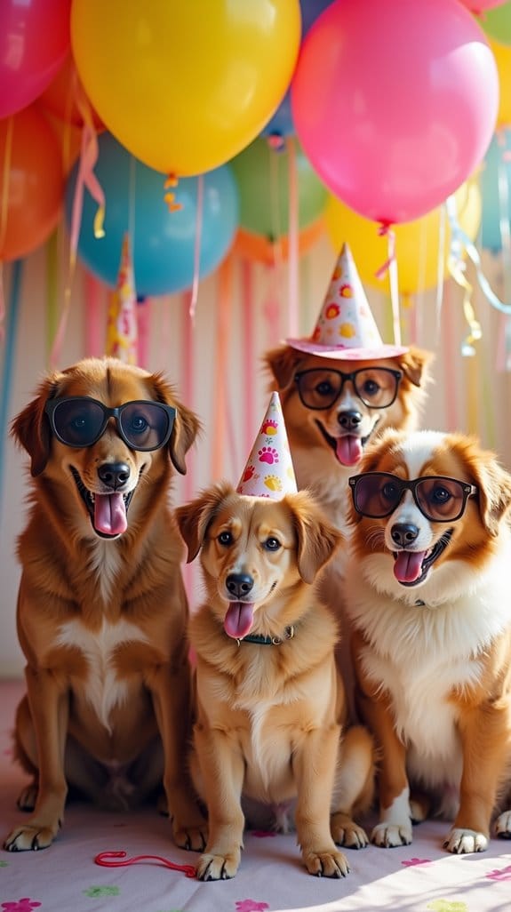 doggy photo booth setup