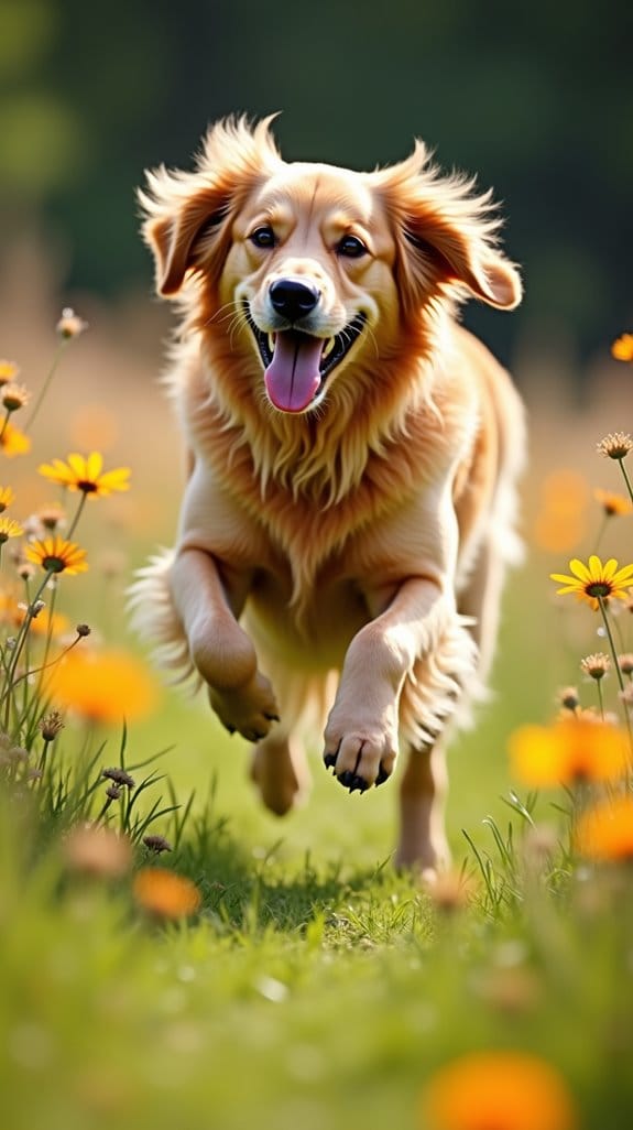 dynamic dog action photography