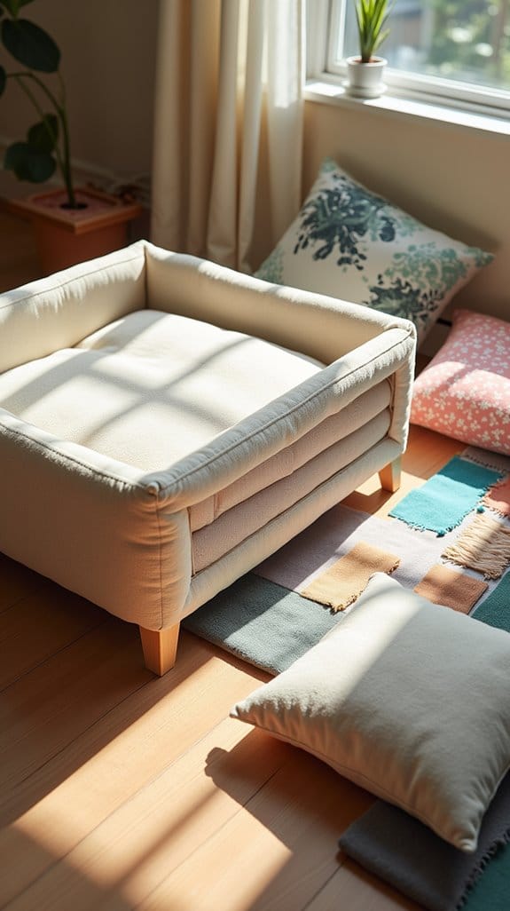 elevated dog bed design