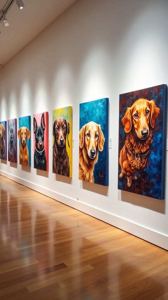 iconic dog paintings celebrate companionship