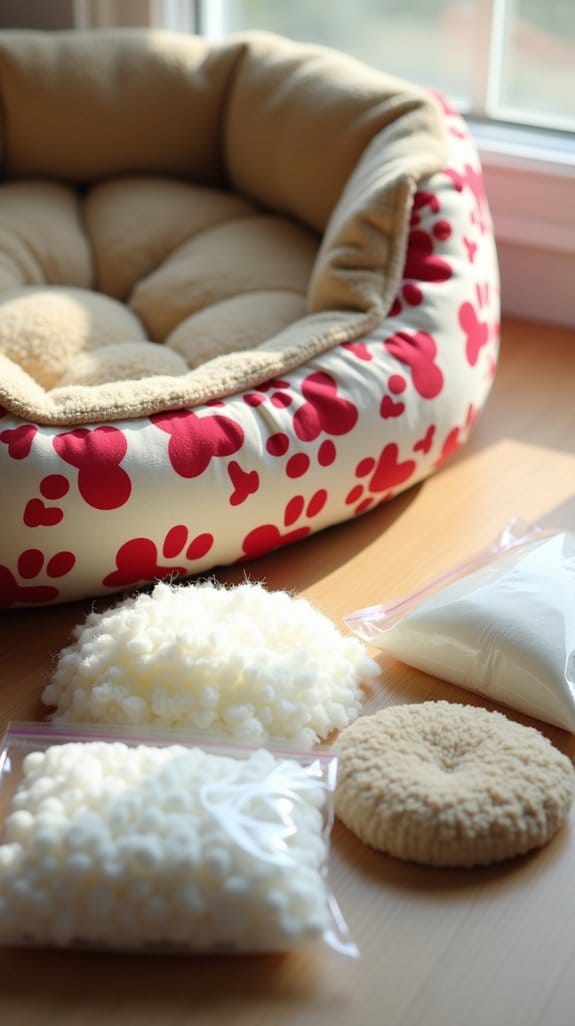 ideal dog bed filling