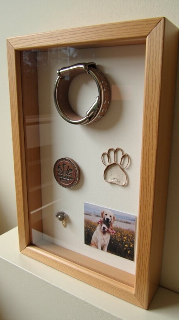 memorable dog tribute display