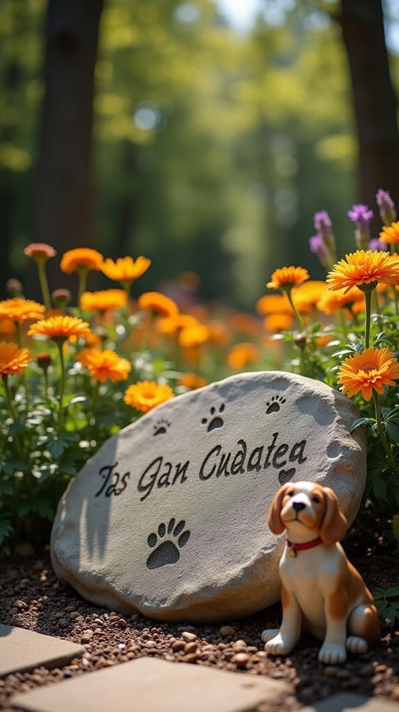 memorialize dog with stone