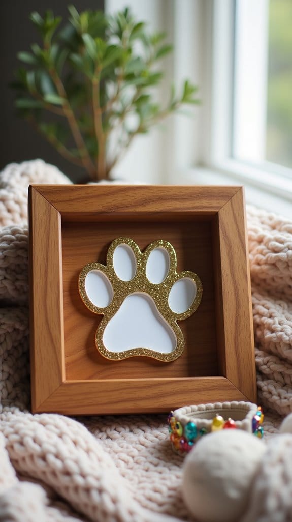 personalized dog memory frame
