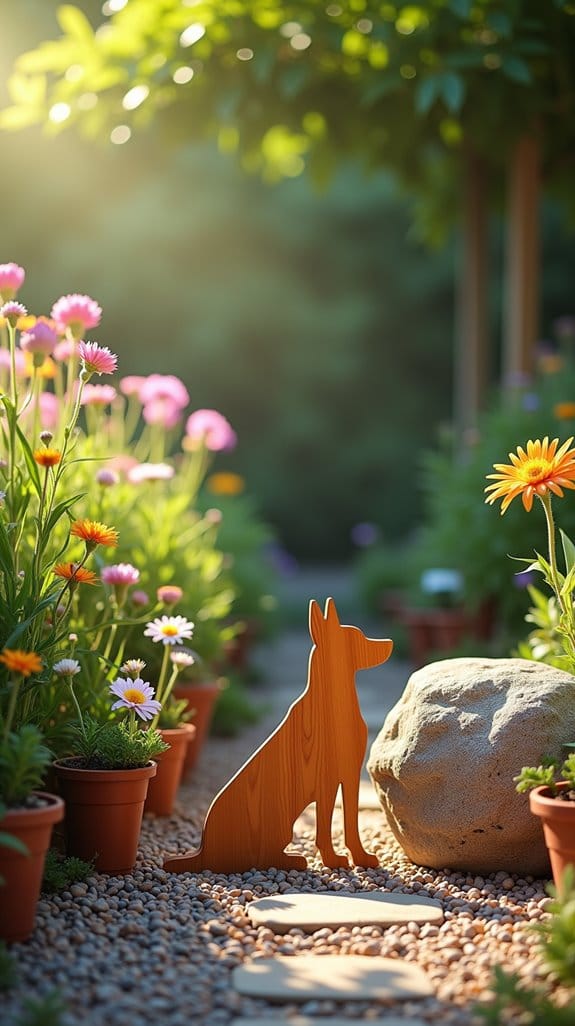 personalized pet memorial garden