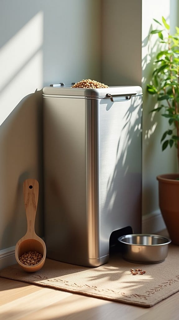 proper dog food storage