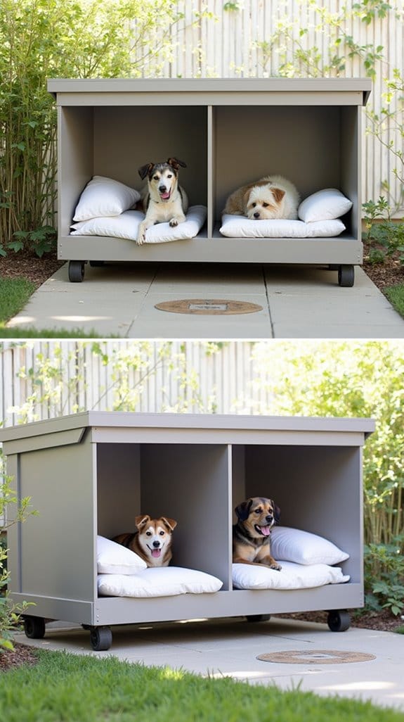 sleek functional stylish dog house