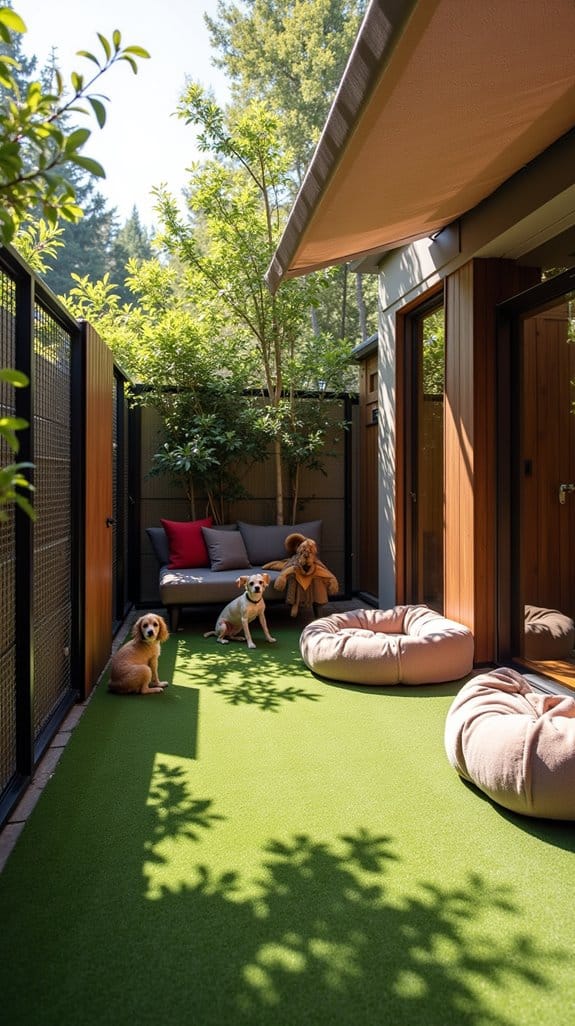 stylish dog enclosures enhance home